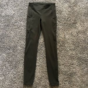 Lululemon leggings dark olive green size 4